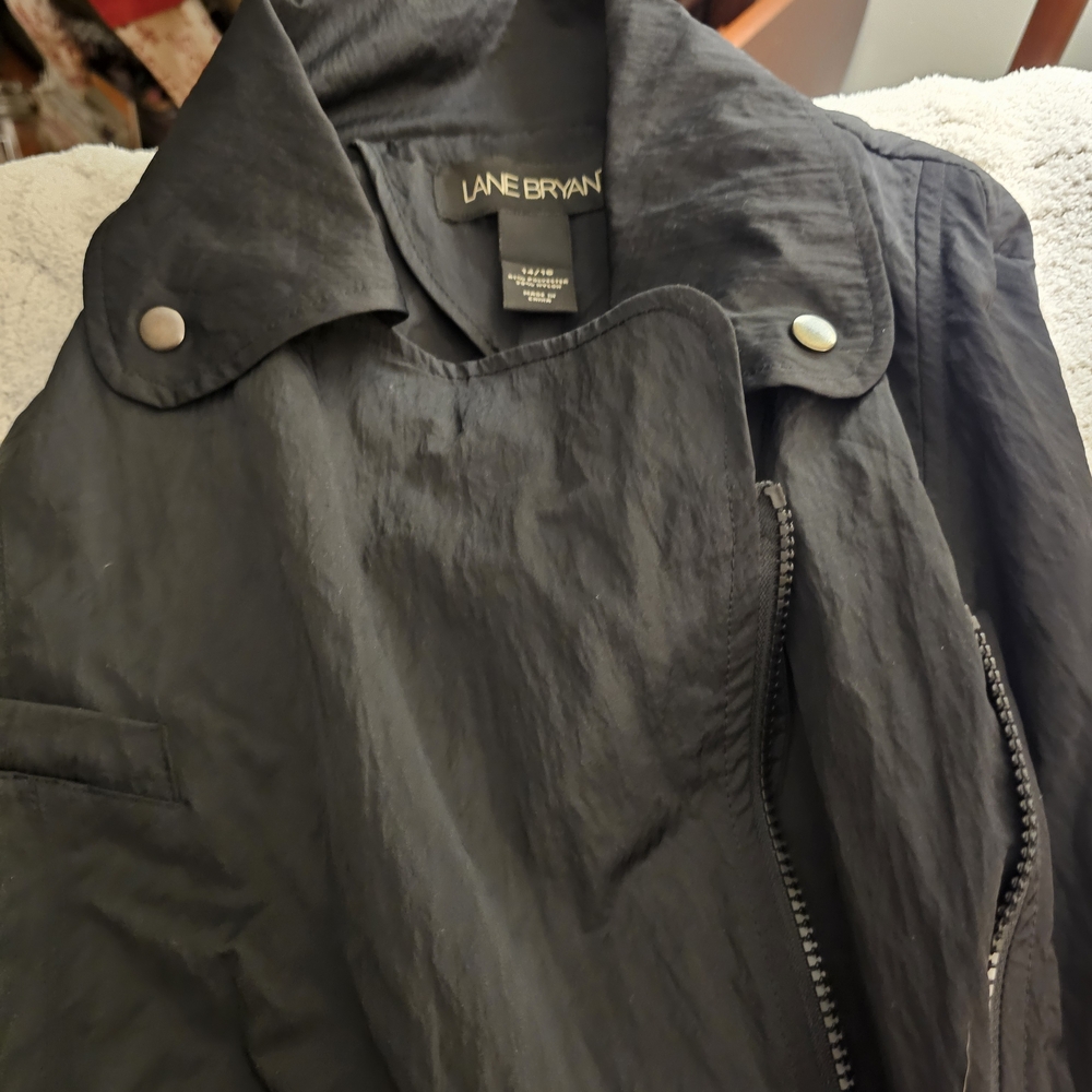 Lane Bryant Black Jacket - Windbreaker